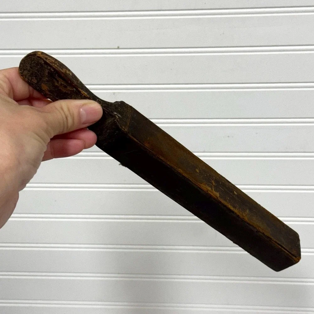 Vintage Chapman's Magic Strop: Aged Wood Shaving Blade Sharpener